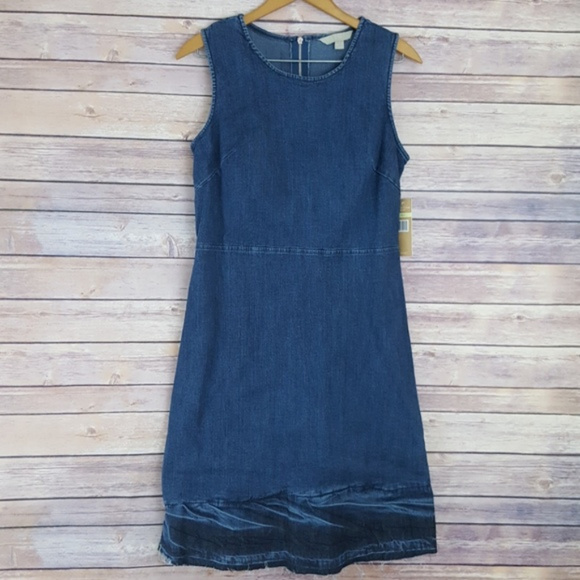 NWT Hope and Harlow Denim Sleeveless Dress - Picture 1 of 7